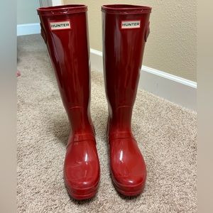Tall Hunter rain boots